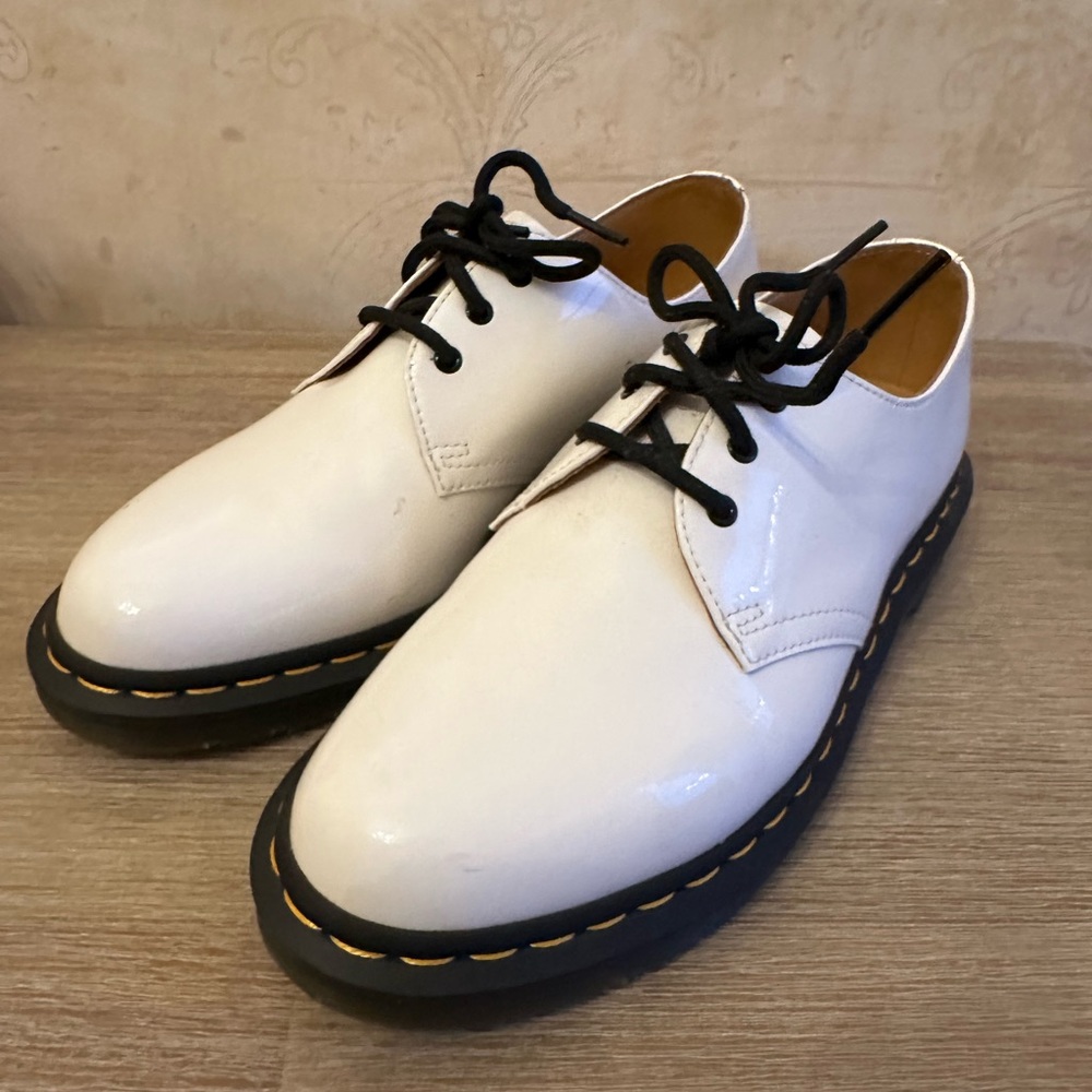 Dr. Martens 1461 White Patent Oxfords